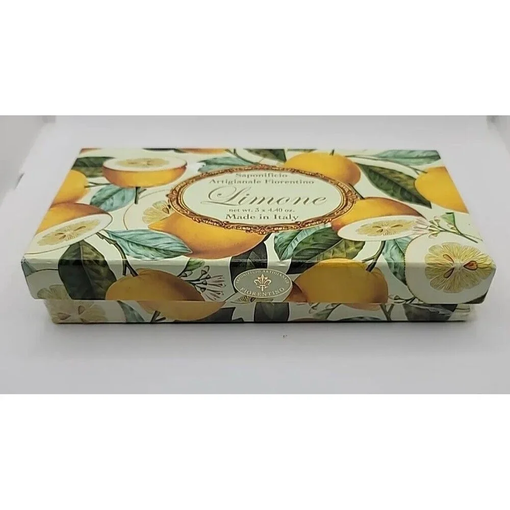 Saponificio Artigianale Fiorentino Lemon Scented Soaps (3) SEALED